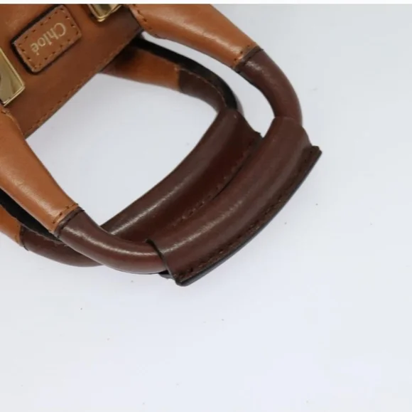 Brown Leather Chloe Bag With Shoulder Strap - Picture 7 of 13